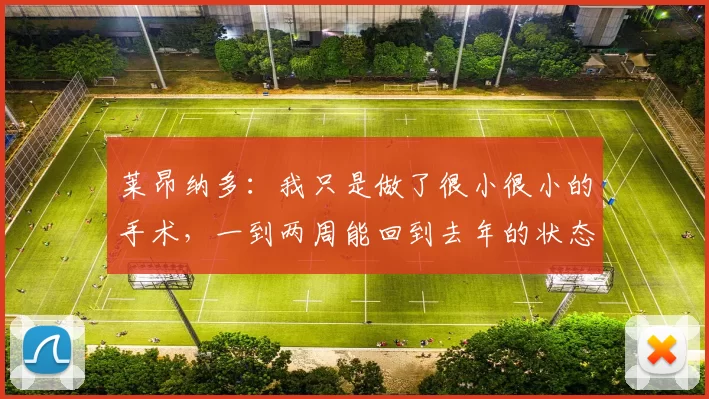 莱昂纳多：我只是做了很小很小的手术，一到两周能回到去年的状态